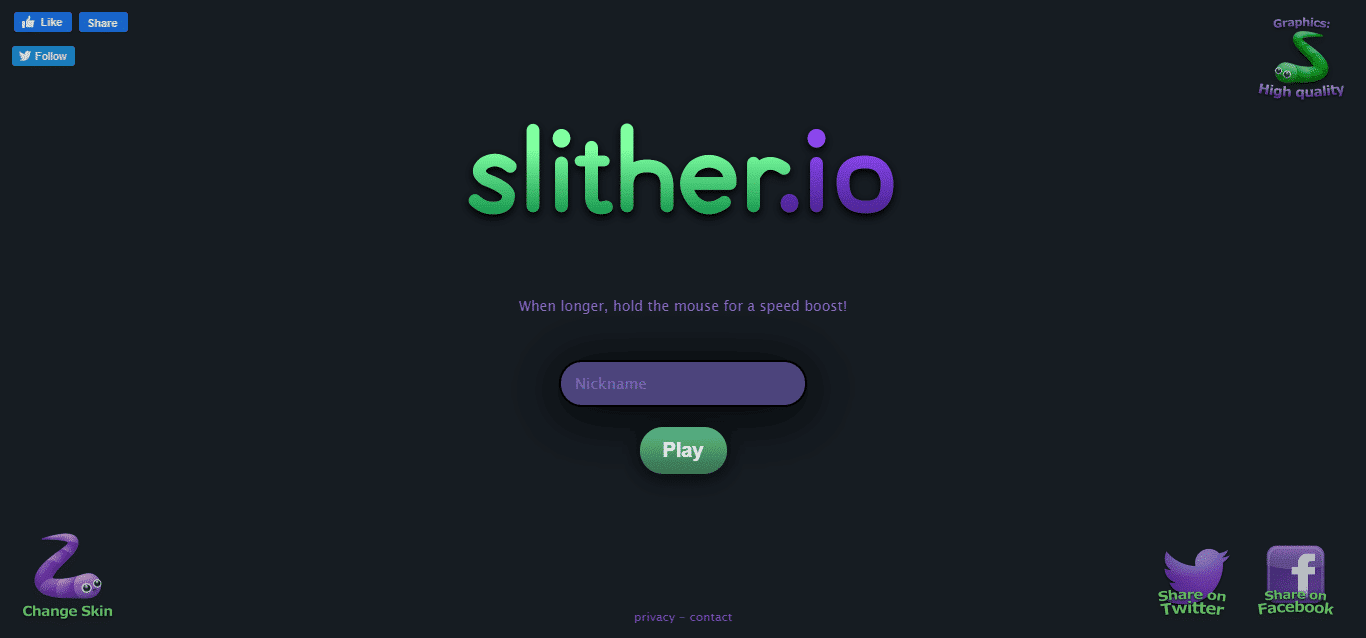 Slither.io Browser Games