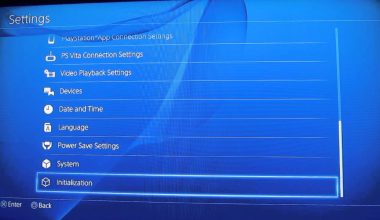 Factory Reset a PS4 Console