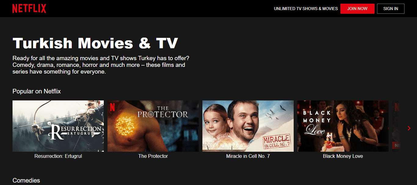 Turkish Series on Netflix