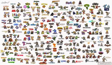Retro Video Game Characters
