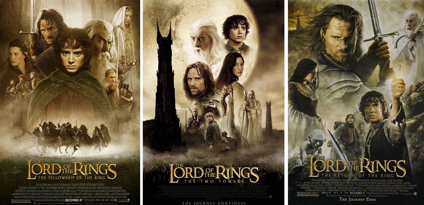 The Lord of the Rings Movies in Order