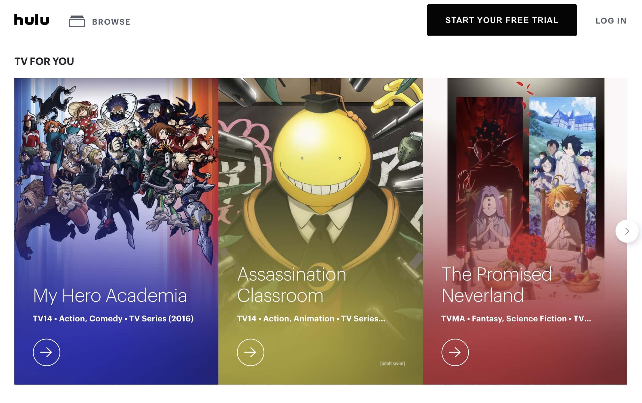 33 of the Best Animes on Hulu Right Now