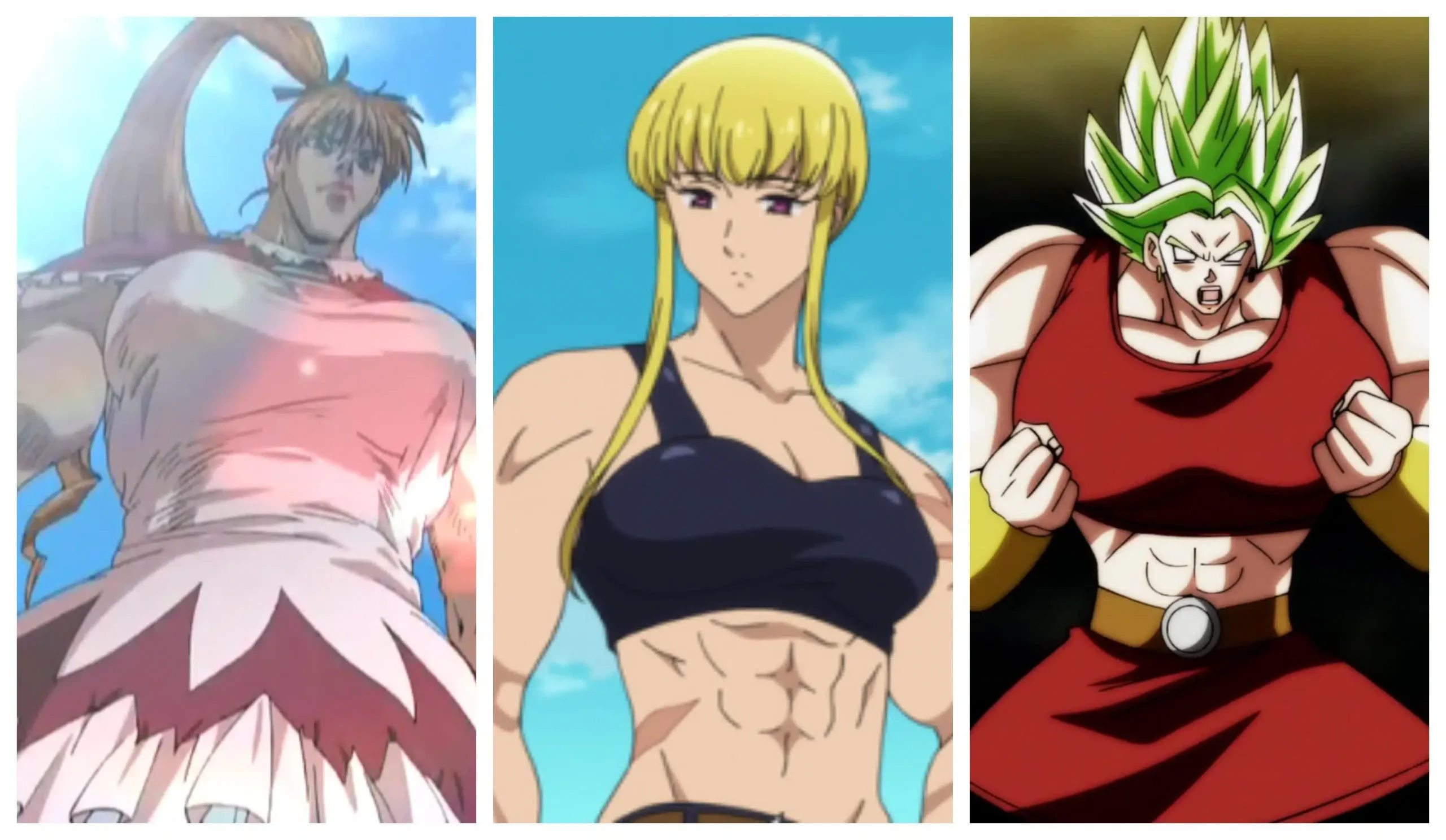 Muscular Women In Anime