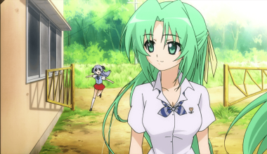 Green Hair Anime Girls