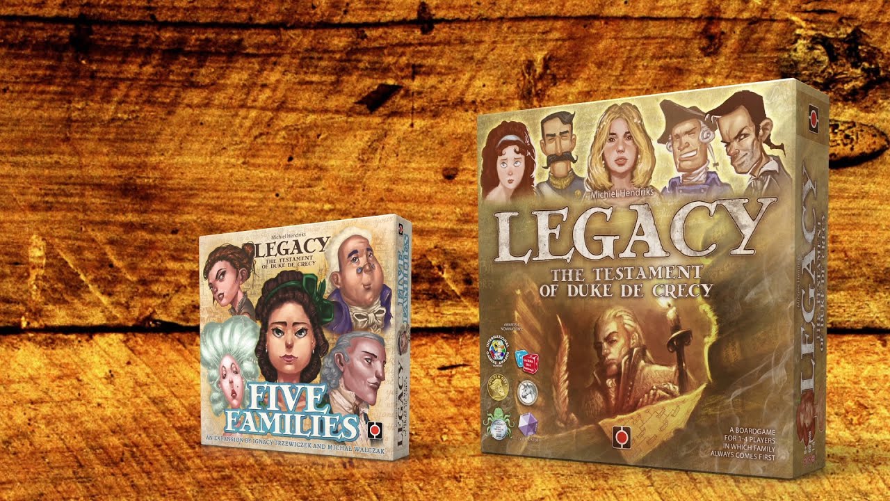 Legacy The Testament of Duke de Crecy Board Games of 2013