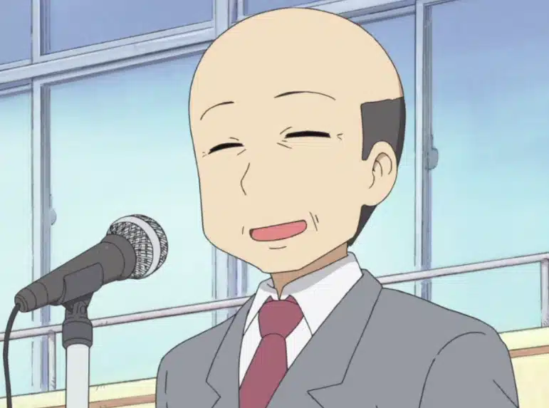 Principal Shinonome Bald Anime Characters