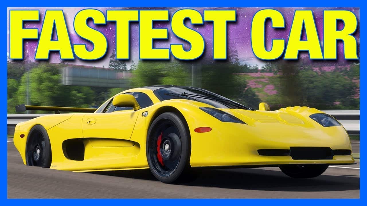 Fastest Cars in Forza Horizon 4